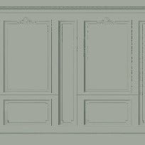 Papel pintado Haussmann Verde grisáceo