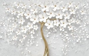 Papel pintado panorámico Tree 3D