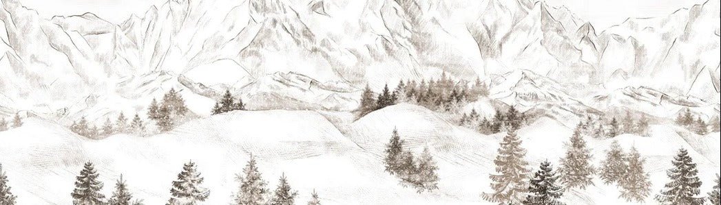 Papel pintado Montaña de los Alpes