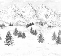 Papel pintado de la montaña de Chamonix