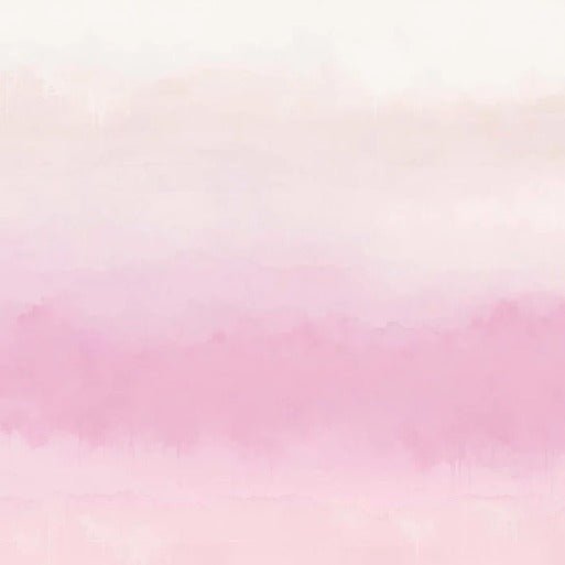 Papel pintado panorámico degradado rosa