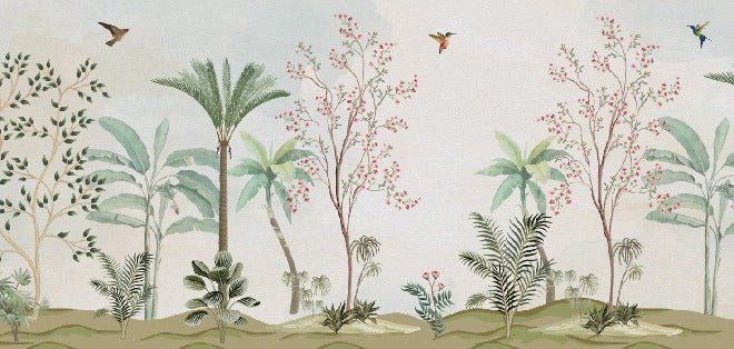 Papel pintado Chinoiserie jungle