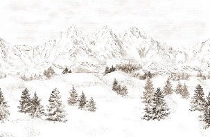 Papel pintado Montaña de los Alpes