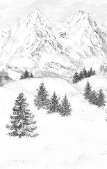 Papel pintado de la montaña de Chamonix