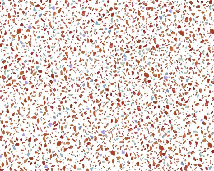 Papel pintado efecto terrazo