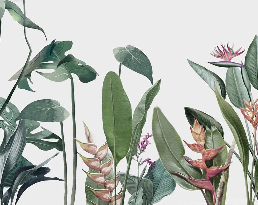 Papier peint panoramique Végétal tropical, XXL, tendance