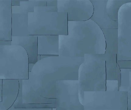 Papel pintado recortado panorámico azul