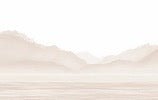 Papier peint Annecy et son lac paisible beige, XXL, tendance