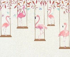 Papel pintado Flamingo