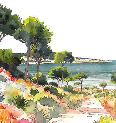 Papel pintado panorámico de verano