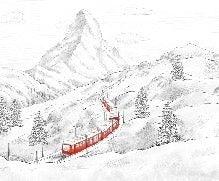 Papel pintado Matterhorn panorámico