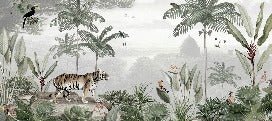 Papel pintado Selva felina