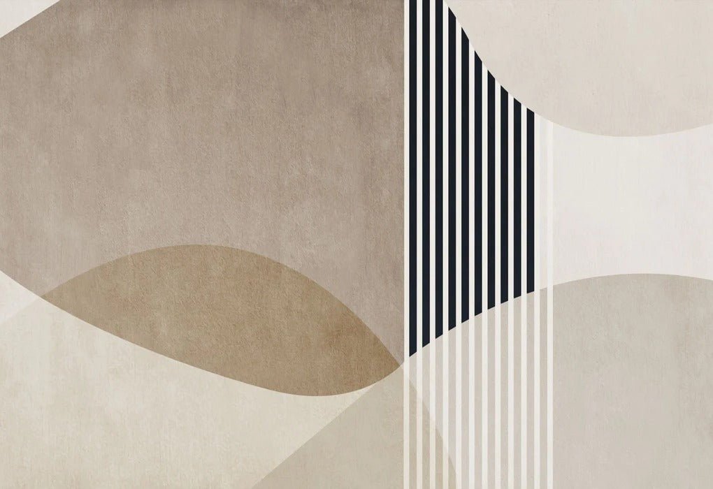 Papel pintado con formas creativas