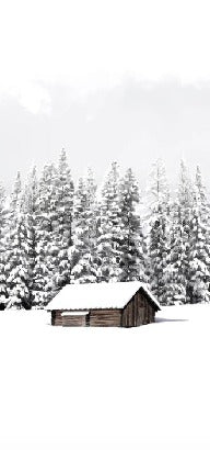 Papel pintado Chalet panorámico de montaña