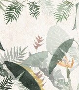 Papel pintado personalizado verde amarillo