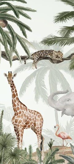 Papel pintado infantil Jungla pacífica