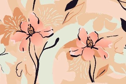 Papier peint yoga méditation fleur, XXL, tendance