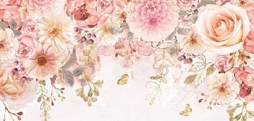 Papel pintado floral Mademoiselle