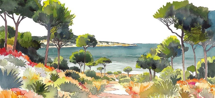 Papel pintado panorámico aire veraniego