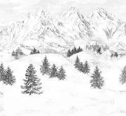 Papel pintado de la montaña de Chamonix