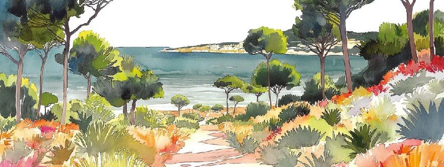 Papel pintado panorámico de verano