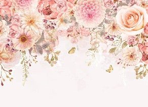 Papel pintado floral Mademoiselle