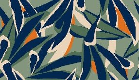 Papier peint panoramique esquisse végétale, XXL, tendance