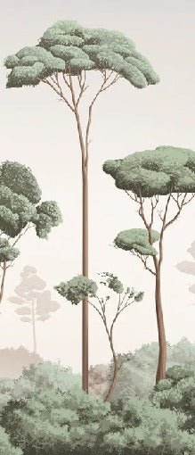 Papier peint brise légère pinède, XXL, tendance