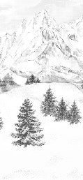 Papel pintado de la montaña de Chamonix