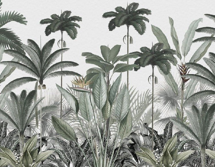 Papel pintado Árbol de la selva panorámico