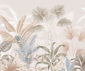 Papel pintado Panorámica de la jungla de terracota