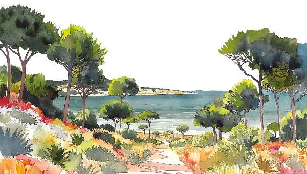 Papel pintado panorámico de verano