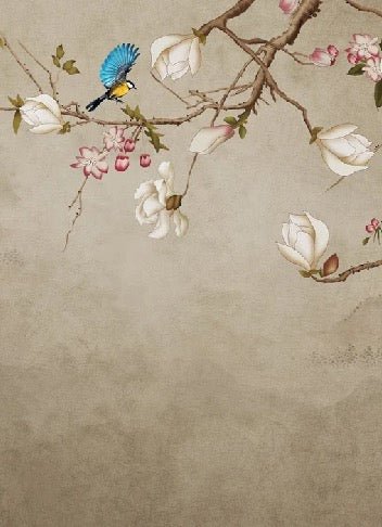 Papier peint salle de bain Romantique bird, XXL, tendance