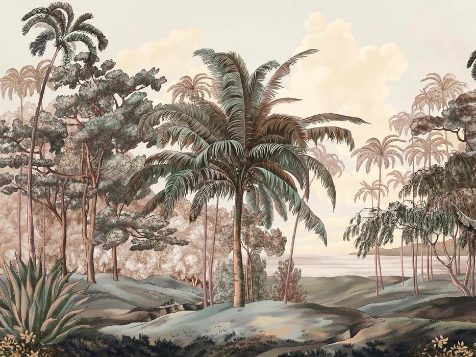 Papel pintado paisaje Célèbes terra