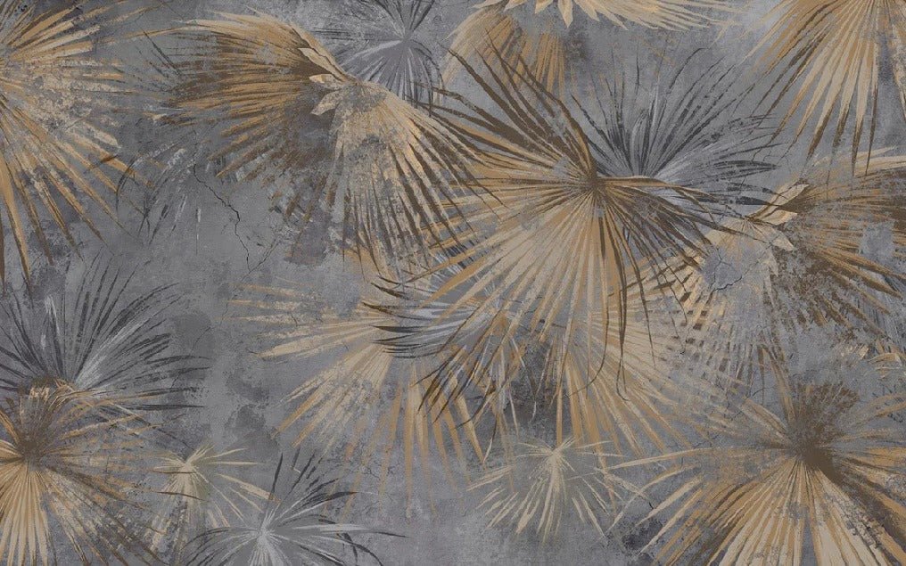 Papel pintado vintage palmera panorámica