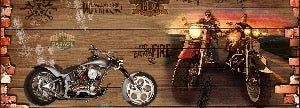 Papel pintado Brick & Moto Retro