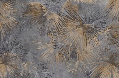 Papel pintado vintage palmera panorámica