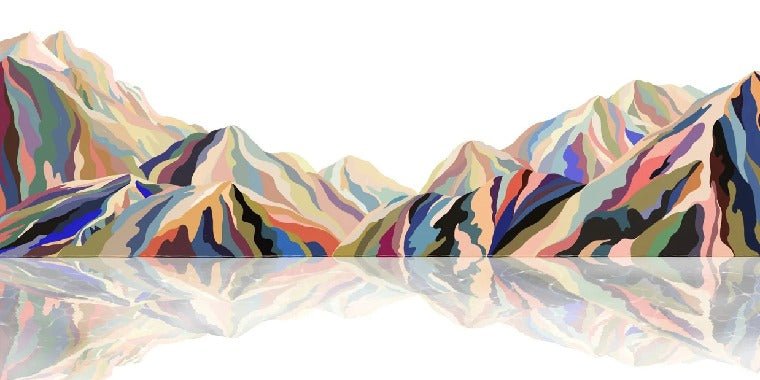 Papier peint Annecy arty color, XXL, tendance