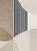 Papel pintado con formas creativas