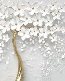 Papier peint toilette tree 3D, XXL, tendance