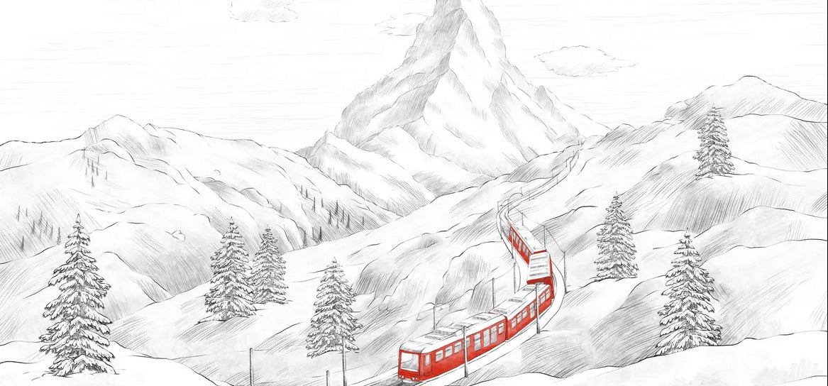 Papel pintado Matterhorn panorámico