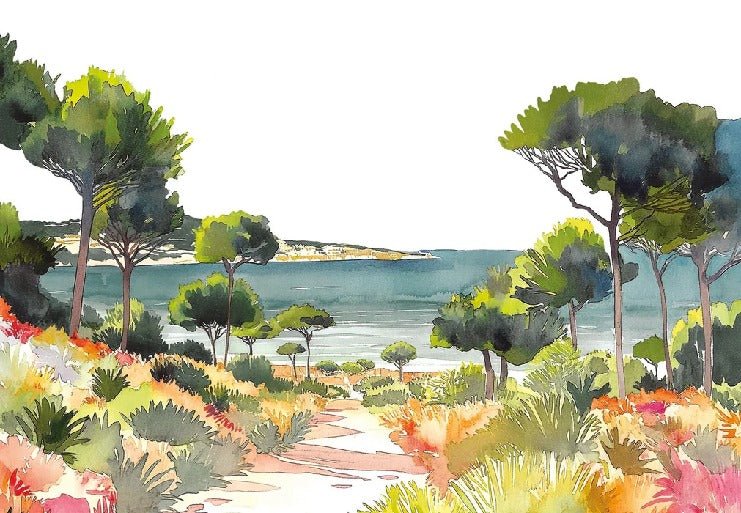 Papel pintado panorámico de verano