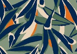 Papel pintado Dibujo panorámico de una planta