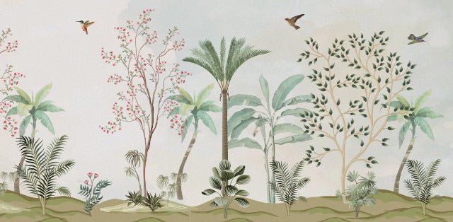 Papel pintado Chinoiserie jungle
