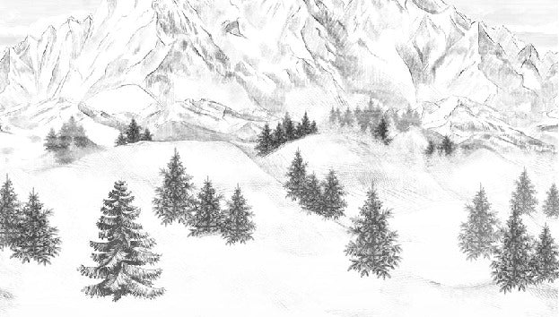 Papel pintado de la montaña de Chamonix