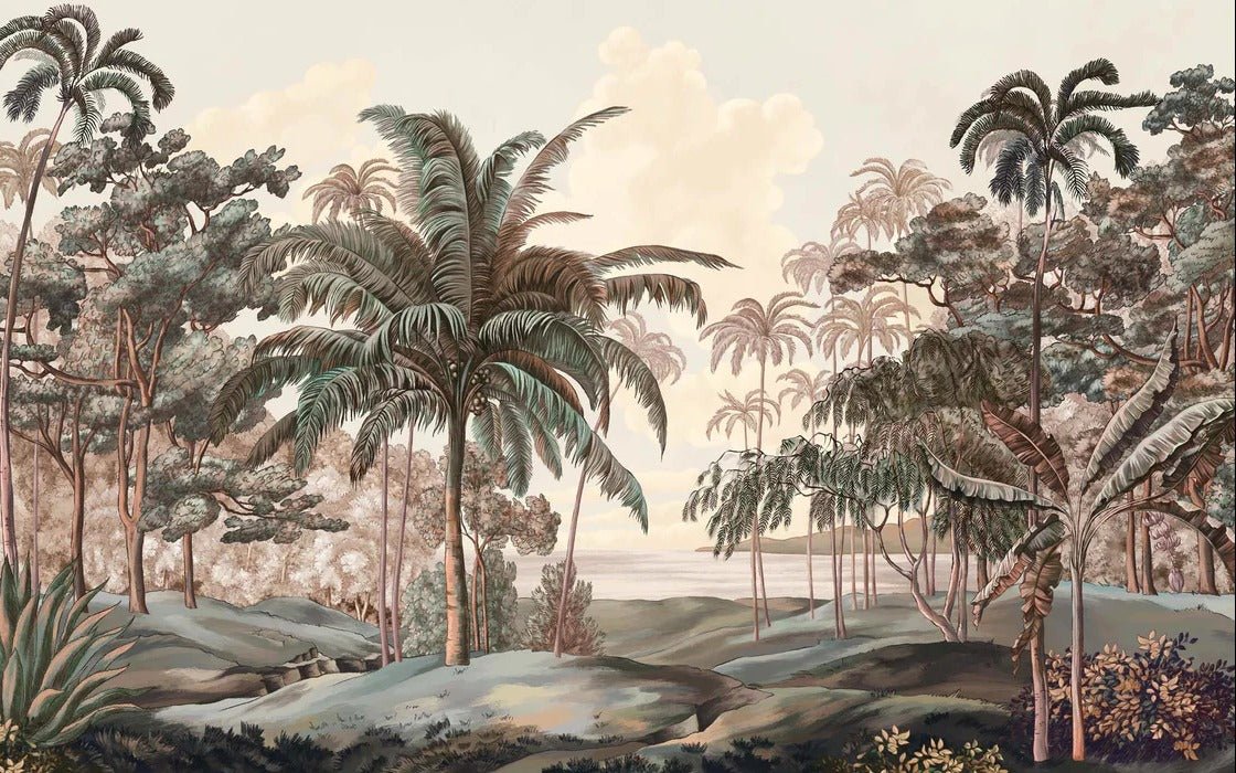 Papel pintado paisaje Célèbes terra