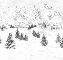 Papel pintado de la montaña de Chamonix