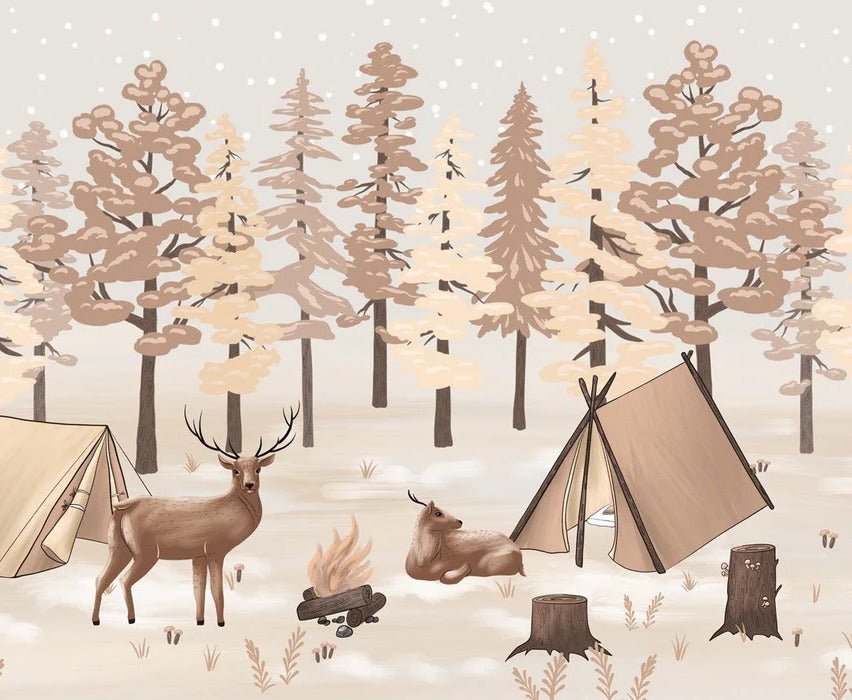 Papier peint enfant scandinave féérie suédoise, XXL, tendance