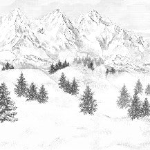 Papel pintado de la montaña de Chamonix