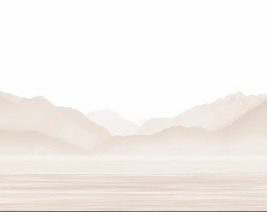 Papier peint Annecy et son lac paisible beige, XXL, tendance
